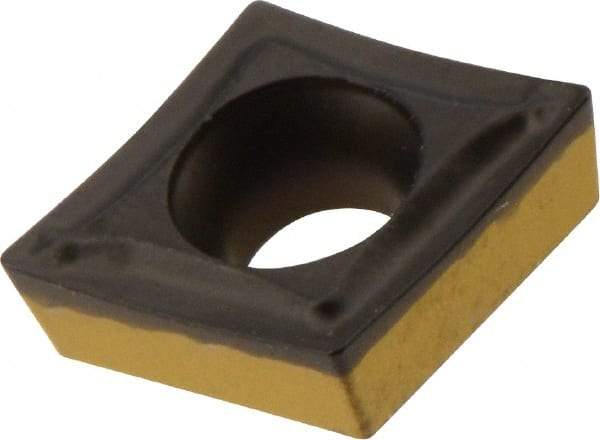 Iscar - CCMT2-0 SM Grade IC8150 Carbide Turning Insert - TiCN/Al2O3/TiCN/TiN Finish, 80° Diamond, 1/4" Inscr Circle, 3/32" Thick, 0.0079" Corner Radius - Industrial Tool & Supply