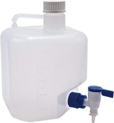 Dynalon Labware - 5 L Carboy - Polypropylene, Translucent, 10.6" High x 7-1/2" Diam, 45mm Cap - Industrial Tool & Supply
