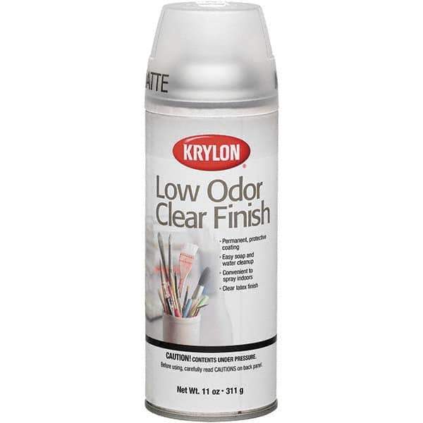 Krylon - Clear, Matte, Protective Coating Spray Paint - 11 oz Container - Industrial Tool & Supply