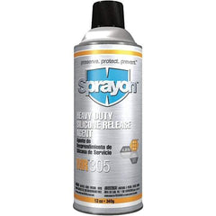 Sprayon - 16 Ounce Aerosol Can, Clear, Heavy-Duty Mold Release - Silicone Composition - Industrial Tool & Supply
