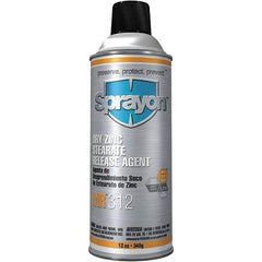 Sprayon - 16 Ounce Aerosol Can, White, General Purpose Mold Release - Zinc Stearate Composition - Industrial Tool & Supply