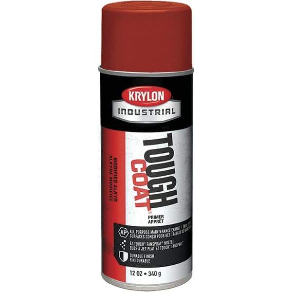 Krylon - 16 oz High Gloss Red Oxide Rust Control Primer - 20 to 25 Sq Ft Coverage - Industrial Tool & Supply
