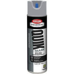 Krylon - 20 fl oz Gray Marking Paint - 50 to 60 Sq Ft Coverage, Solvent-Based Formula - Industrial Tool & Supply