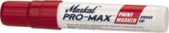 Markal - Red Paint Marker - Broad Tip, Alcohol Base Ink - Industrial Tool & Supply