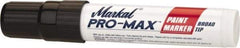 Markal - Black Paint Marker - Broad Tip, Alcohol Base Ink - Industrial Tool & Supply