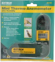 Extech - 0.5 to 28 m/Sec Air Anemometer - 122°F Max - Industrial Tool & Supply