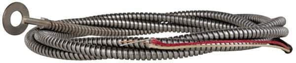 Thermo Electric - 0 to 900°F, J Surface, Thermocouple Probe - 4 Ft. Cable Length, Stripped Ends, 15 Sec Response Time - Industrial Tool & Supply