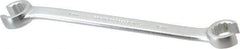 Proto - 16 x 18mm, Chrome Finish, Open End Flare Nut Wrench - 12 Points, 8-13/16" OAL, Steel, Double End Head - Industrial Tool & Supply