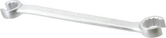 Proto - 19 x 21mm, Chrome Finish, Open End Flare Nut Wrench - 12 Points, 9-7/16" OAL, Steel, Double End Head - Industrial Tool & Supply
