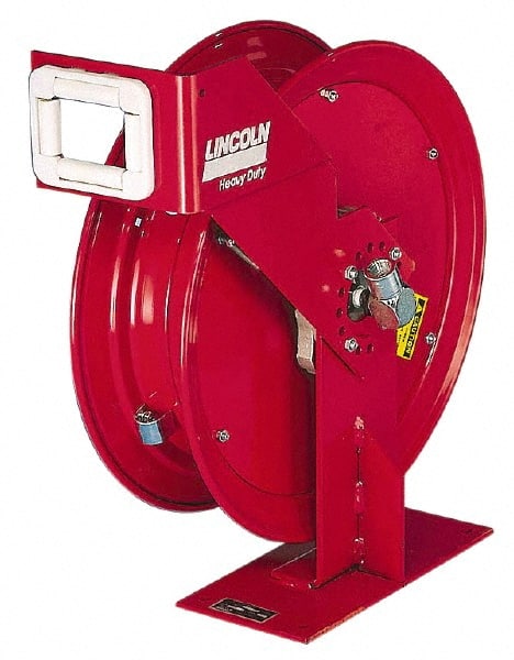 Lincoln - 50' Manual Hose Reel - Industrial Tool & Supply