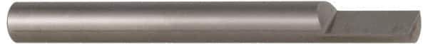 Accupro - 5/16 Inch Diameter, 2-1/2 Inch Overall Length, 1/2 Inch Split Length, Solid Carbide, Squared Split End Carbide Blank - Single End - Industrial Tool & Supply