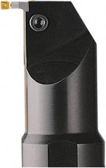 Seco - 16mm Min Bore Diam, 179.99mm OAL, 16mm Shank Diam, A-CGE Indexable Boring Bar - 40mm Max Bore Depth, LC.. 1303.. Insert, Clamp Holding Method - Industrial Tool & Supply