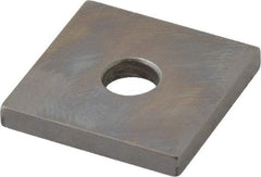 Mitutoyo - 0.127" Square Steel Gage Block - Accuracy Grade 0, Includes Certificate of Inspection - Industrial Tool & Supply