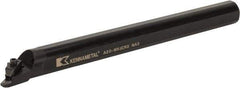 Kennametal - VP.., 3° Lead Angle A-NVJC Internal Right Hand Indexable Profiling Toolholder - 1-1/4" Shank Width, 14" Long, Steel, Through Coolant - Industrial Tool & Supply