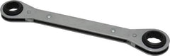 Proto - 3/4" x 7/8" 12 Point Reversible Ratcheting Box Wrench - Double End, 1-5/8" Head Diam x 1/2" Head Thickness, 9-1/4" OAL, Steel, Chrome Finish - Industrial Tool & Supply