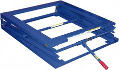 Vestil - 5,000 Lb Capacity Steel Adjustable Pallet Stand - 10" High - Industrial Tool & Supply