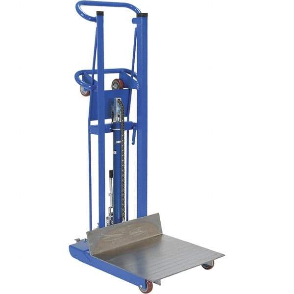 Vestil - 1,000 Lb Capacity, 53" Lift Height, Portable Workstation Manually Operated Lift - Industrial Tool & Supply