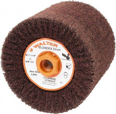 WALTER Surface Technologies - 4-1/2" Diam Aluminum Oxide Unmounted Flap Wheel - 5/8" Hole, 5/8-11 Thread, 4" Wide, Nonwoven, Coarse Grade, 3,800 Max RPM - Industrial Tool & Supply