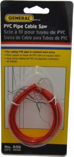 General - 8" Pipe Capacity, Pipe Cutter - Cuts PVC, 24" OAL - Industrial Tool & Supply