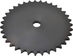 Browning - 35 Teeth, 1/2" Chain Pitch, Chain Size 40, "A" Plate Roller Chain Sprocket - 5/8" Bore Diam, 5-37/64" Pitch Diam, 5.86" Outside Diam - Industrial Tool & Supply