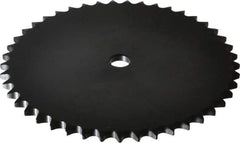 Browning - 45 Teeth, 1/2" Chain Pitch, Chain Size 40, "A" Plate Roller Chain Sprocket - 5/8" Bore Diam, 7.168" Pitch Diam, 7.45" Outside Diam - Industrial Tool & Supply