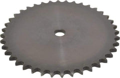 Browning - 40 Teeth, 5/8" Chain Pitch, Chain Size 50, "A" Plate Roller Chain Sprocket - 3/4" Bore Diam, 7.966" Pitch Diam, 8.32" Outside Diam - Industrial Tool & Supply