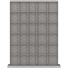 LISTA - 30-Compartment Drawer Divider Layout for 3.15" High Drawers - Industrial Tool & Supply