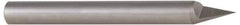 Accupro - 1/2 Inch Diameter, 4 Inch Overall Length, 5/8 Inch Split Length, Solid Carbide, Conical Point Split End Carbide Blank - Single End, 60° Point - Industrial Tool & Supply