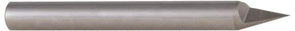 Accupro - 1/2 Inch Diameter, 3 Inch Overall Length, 5/8 Inch Split Length, Solid Carbide, Conical Point Split End Carbide Blank - Single End, 60° Point - Industrial Tool & Supply