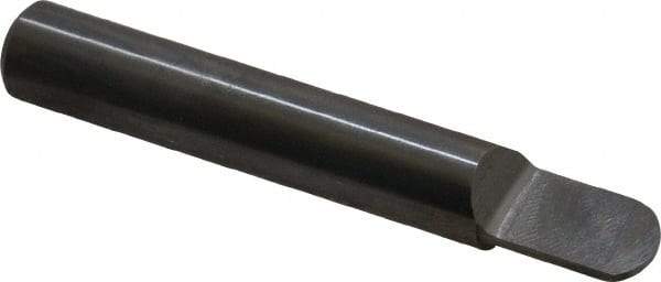 Accupro - 3/8 Inch Diameter, 2-1/2 Inch Overall Length, 1/2 Inch Split Length, Solid Carbide, Full Radius Split End Carbide Blank - Single End - Industrial Tool & Supply