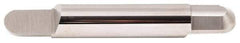 Accupro - 1/4 Inch Diameter, 4 Inch Overall Length, 3/8 Inch Split Length, Solid Carbide, Full Radius Split End Carbide Blank - Single End - Industrial Tool & Supply