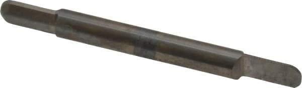 Accupro - 3/16 Inch Diameter, 2 Inch Overall Length, 3/8 Inch Split Length, Solid Carbide, Full Radius Split End Carbide Blank - Double End - Industrial Tool & Supply