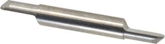 Accupro - 5/16 Inch Diameter, 2-1/2 Inch Overall Length, 1/2 Inch Split Length, Solid Carbide, Full Radius Split End Carbide Blank - Double End - Industrial Tool & Supply