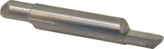 Accupro - 3/8 Inch Diameter, 2-1/2 Inch Overall Length, 1/2 Inch Split Length, Solid Carbide, Full Radius Split End Carbide Blank - Double End - Industrial Tool & Supply