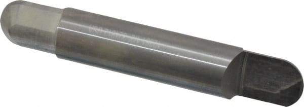 Accupro - 1/2 Inch Diameter, 3 Inch Overall Length, 5/8 Inch Split Length, Solid Carbide, Full Radius Split End Carbide Blank - Double End - Industrial Tool & Supply