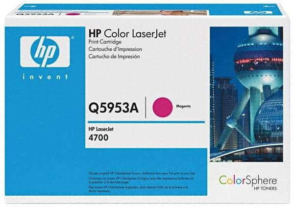 Hewlett-Packard - Magenta Toner Cartridge - Use with HP Color LaserJet 4700, 4700n, 4700dn, 4700dtn, 4700ph+. - Industrial Tool & Supply