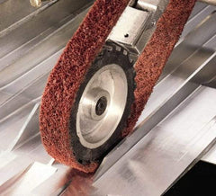 3M - 1" Wide x 132" OAL, Aluminum Oxide Abrasive Belt - Aluminum Oxide, Coarse, Nonwoven, Series SE-BL - Industrial Tool & Supply