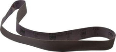 3M - 2" Wide x 60" OAL, 240 Grit, Aluminum Oxide Abrasive Belt - Aluminum Oxide, Very Fine, Coated, X Weighted Cloth Backing, Series 341D - Industrial Tool & Supply