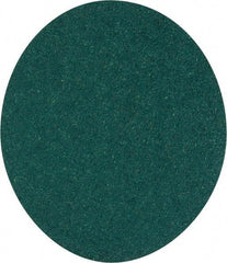 3M - 5" Diam, 40 Grit Aluminum Oxide Adhesive PSA Disc - Coarse Grade, Green, E Weighted Backing, Flexible, Use with Random Orbital Sanders - Industrial Tool & Supply
