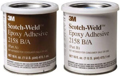 3M - 1 Gal Can Two Part Epoxy - 120 min Working Time, 2,000 psi Shear Strength, Series 2158 - Industrial Tool & Supply