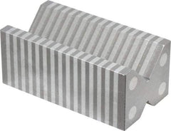 Value Collection - 1-3/4" Max Capacity, 90° Angle, Aluminum V-Block - 4-3/8" Long x 2-3/8" Wide x 1-7/8" High, Sold as Individual - Industrial Tool & Supply