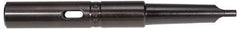 Jacobs - MT4 Inside Morse Taper, MT5 Outside Morse Taper, Extension Morse Taper to Morse Taper - 299.97mm OAL, Alloy Steel, Hardened & Ground Throughout - Exact Industrial Supply