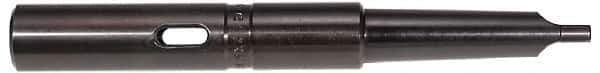 Jacobs - MT2 Inside Morse Taper, MT3 Outside Morse Taper, Extension Morse Taper to Morse Taper - 194.06mm OAL, Alloy Steel, Hardened & Ground Throughout - Exact Industrial Supply