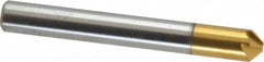 Melin Tool - 1/4" Head Diam, 1/4" Shank Diam, 6 Flute 90° Cobalt Countersink - Industrial Tool & Supply