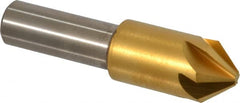 Melin Tool - 1/2" Head Diam, 3/8" Shank Diam, 6 Flute 82° Cobalt Countersink - Industrial Tool & Supply