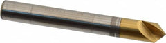 Melin Tool - 1/4" Head Diam, 1/4" Shank Diam, 1 Flute 90° Cobalt Countersink - Industrial Tool & Supply