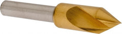 Melin Tool - 3/8" Head Diam, 1/4" Shank Diam, 1 Flute 60° Cobalt Countersink - Industrial Tool & Supply