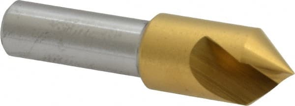 Melin Tool - 1/2" Head Diam, 3/8" Shank Diam, 1 Flute 82° Cobalt Countersink - Industrial Tool & Supply
