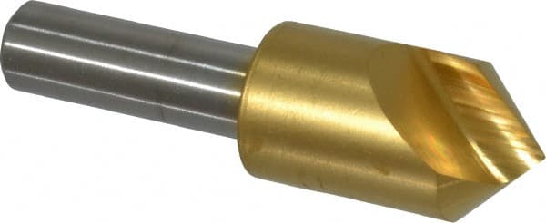 Melin Tool - 5/8" Head Diam, 3/8" Shank Diam, 1 Flute 90° Cobalt Countersink - Industrial Tool & Supply