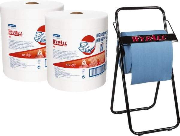 WypAll - Black Wipe Dispenser - For Use with Jumbo Roll Wipes - Industrial Tool & Supply